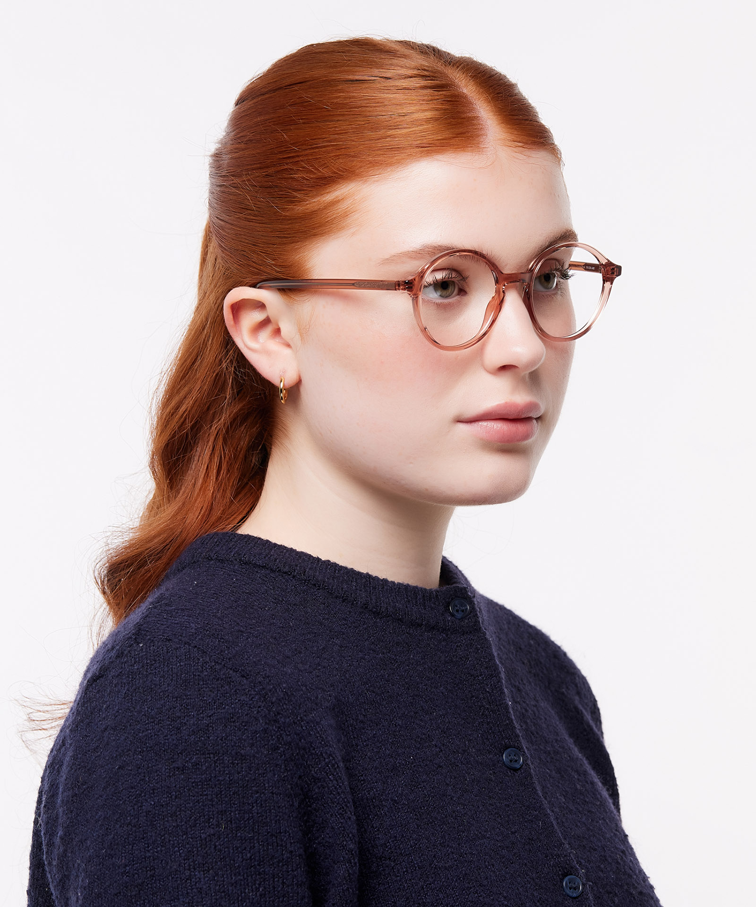 Kasia Crystal Pink PlasticEyeglass Frames for Women for Glasses Direct