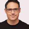 Eastcote Navy Blue & Orange AcetateEyeglass Frames for Men for Glasses Direct