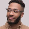 Remington Matte Blue MetalEyeglass Frames for Men for Glasses Direct