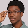 Brook BN Gunmetal PlasticEyeglass Frames for Men for Glasses Direct