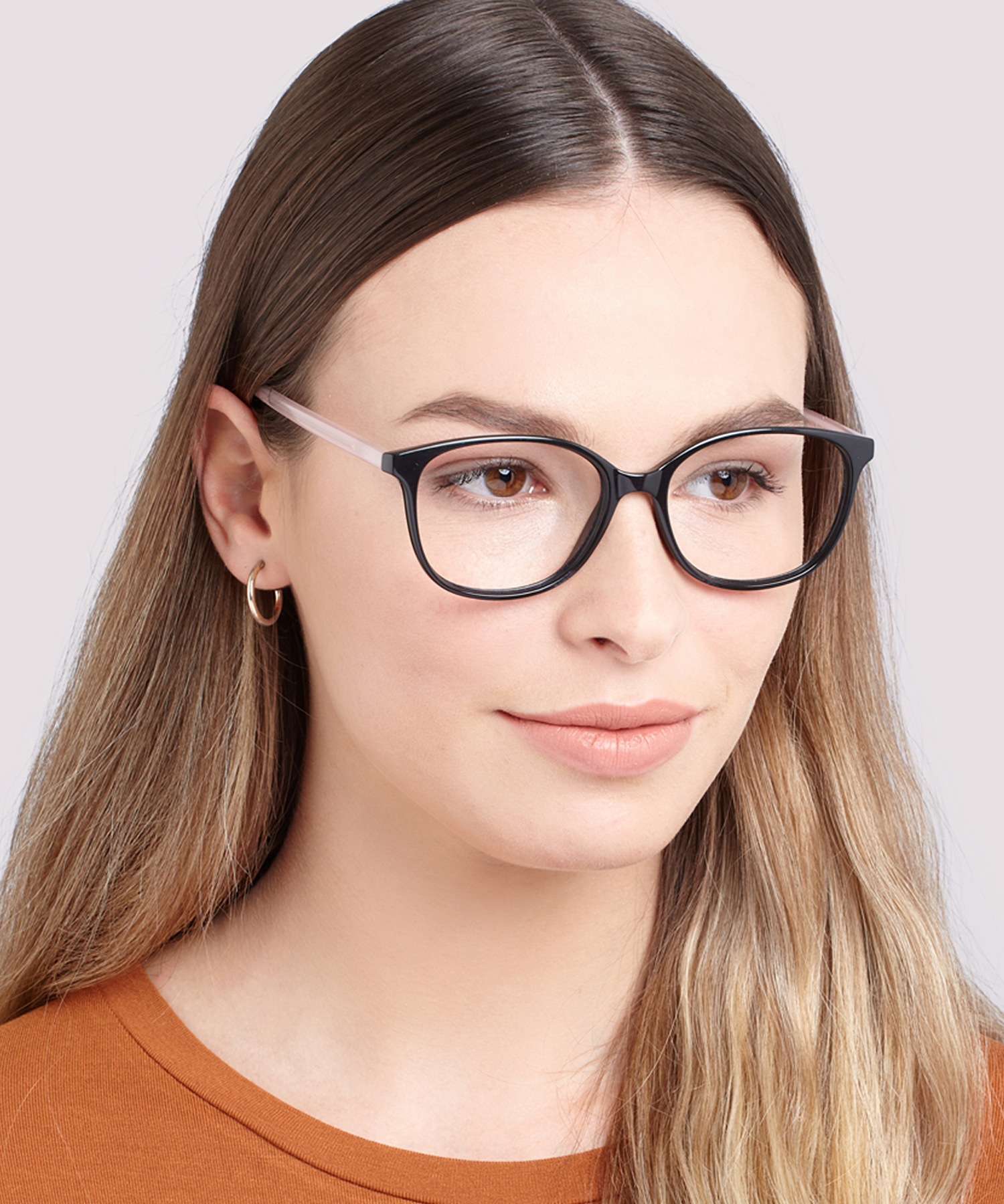 Alora Black & Pink AcetateEyeglass Frames for Women for Glasses Direct