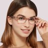 Renne Brown Light AcetateEyeglass Frames for Women for Glasses Direct