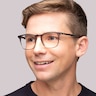 NB4164 Grey AcetateEyeglass Frames for Men for Glasses Direct