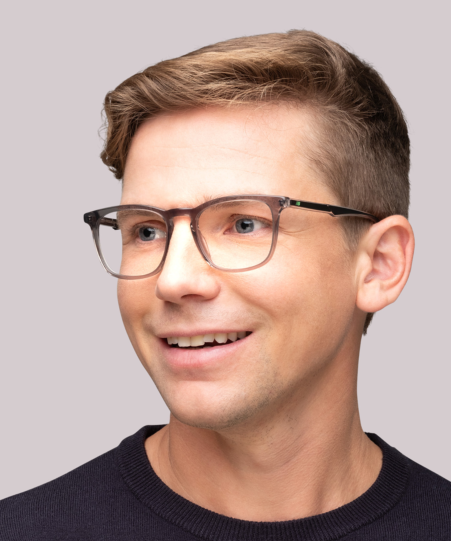 NB4164 Grey AcetateEyeglass Frames for Men for Glasses Direct
