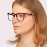 Elsie Milky Burgundy AcetateEyeglass Frames for Women for Glasses Direct