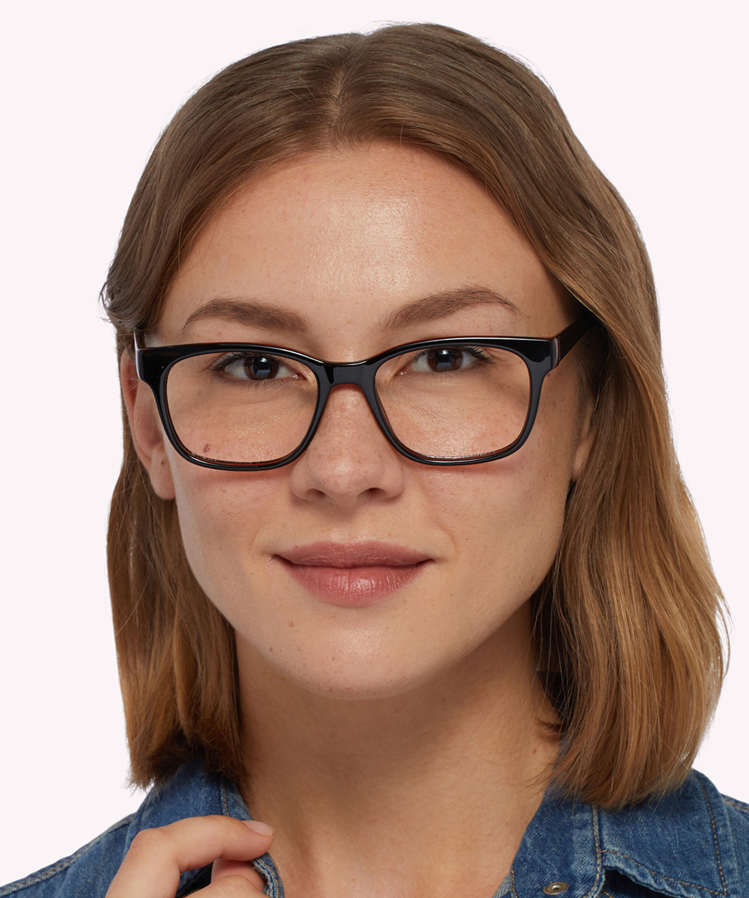Diallo Black & Brown PlasticEyeglass Frames for Women for Glasses Direct