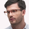 ZEROSEVEN Honey AcetateEyeglass Frames for Men for Glasses Direct