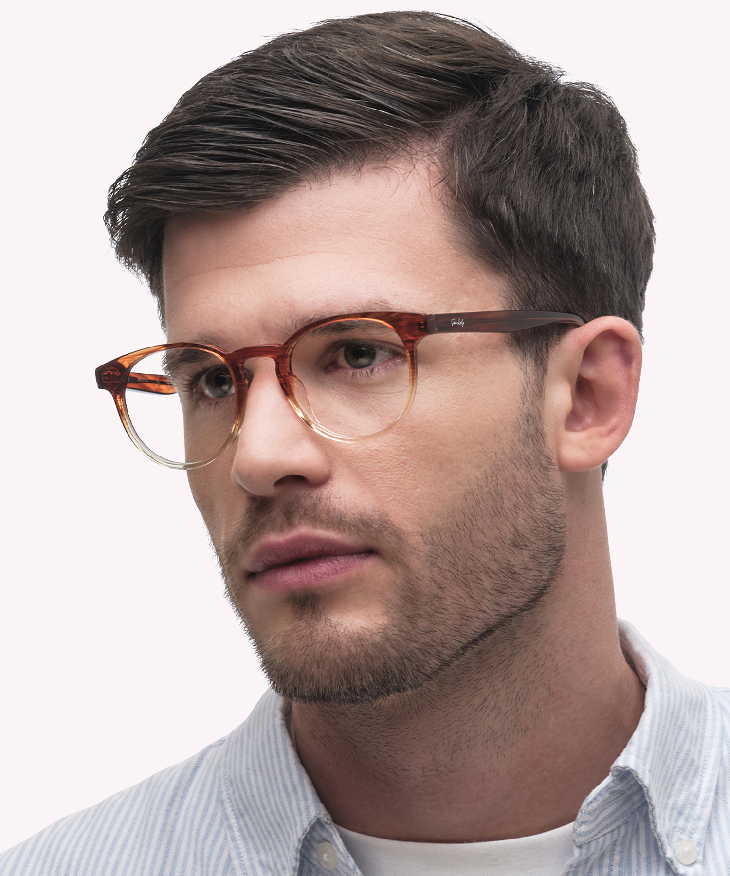 ZEROSEVEN Honey AcetateEyeglass Frames for Men for Glasses Direct