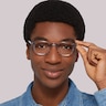 Lawrence Grey AcetateEyeglass Frames for Men for Glasses Direct