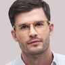 PLD D453 Yellow PlasticEyeglass Frames for Men for Glasses Direct