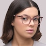 Ivy Matte Rose AcetateEyeglass Frames for Women for Glasses Direct