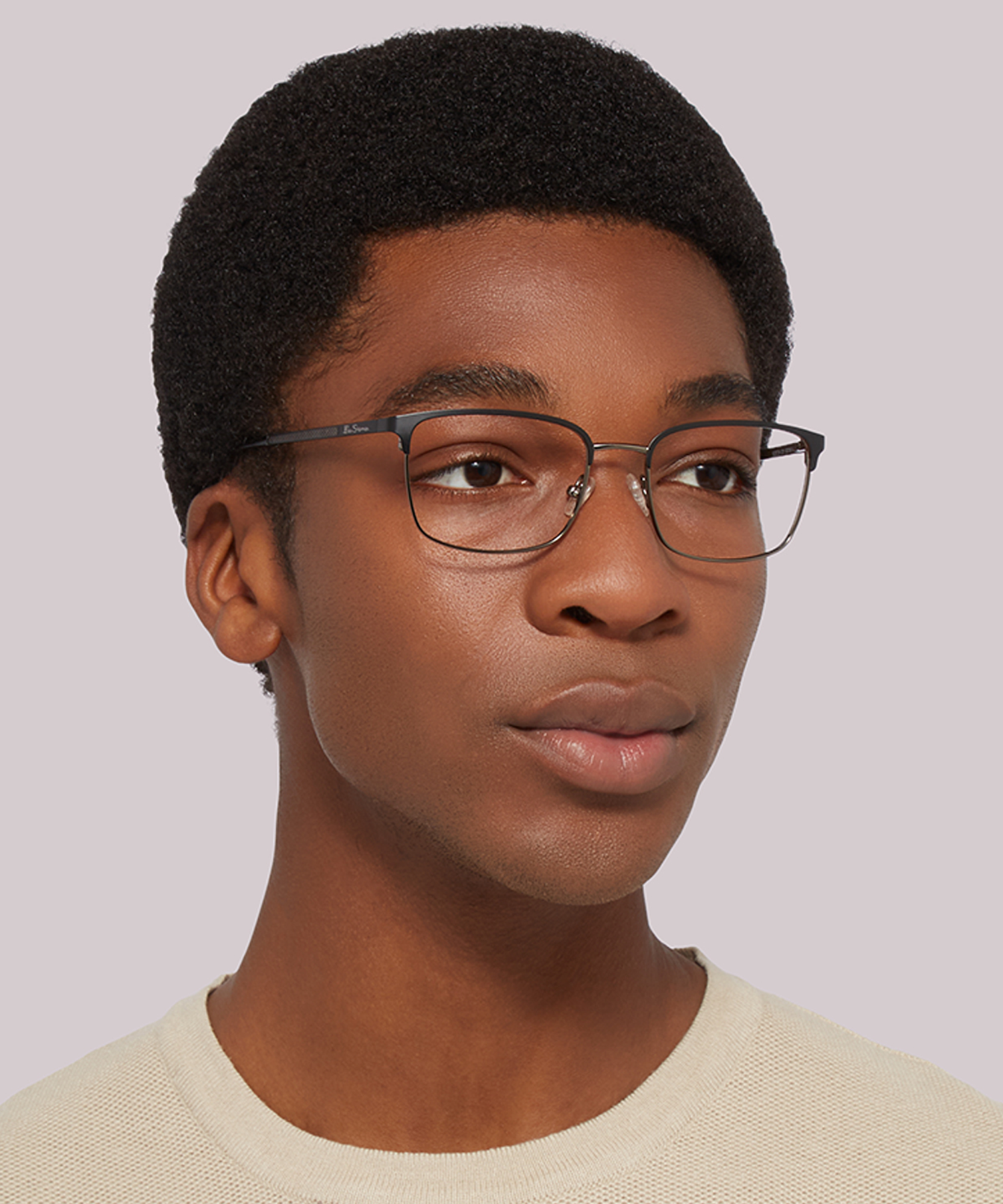 Norton BN Black MetalEyeglass Frames for Men for Glasses Direct