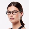 RB7017 Black PlasticEyeglass Frames for Women for Glasses Direct