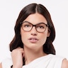 RB7066 Havana PlasticEyeglass Frames for Women for Glasses Direct