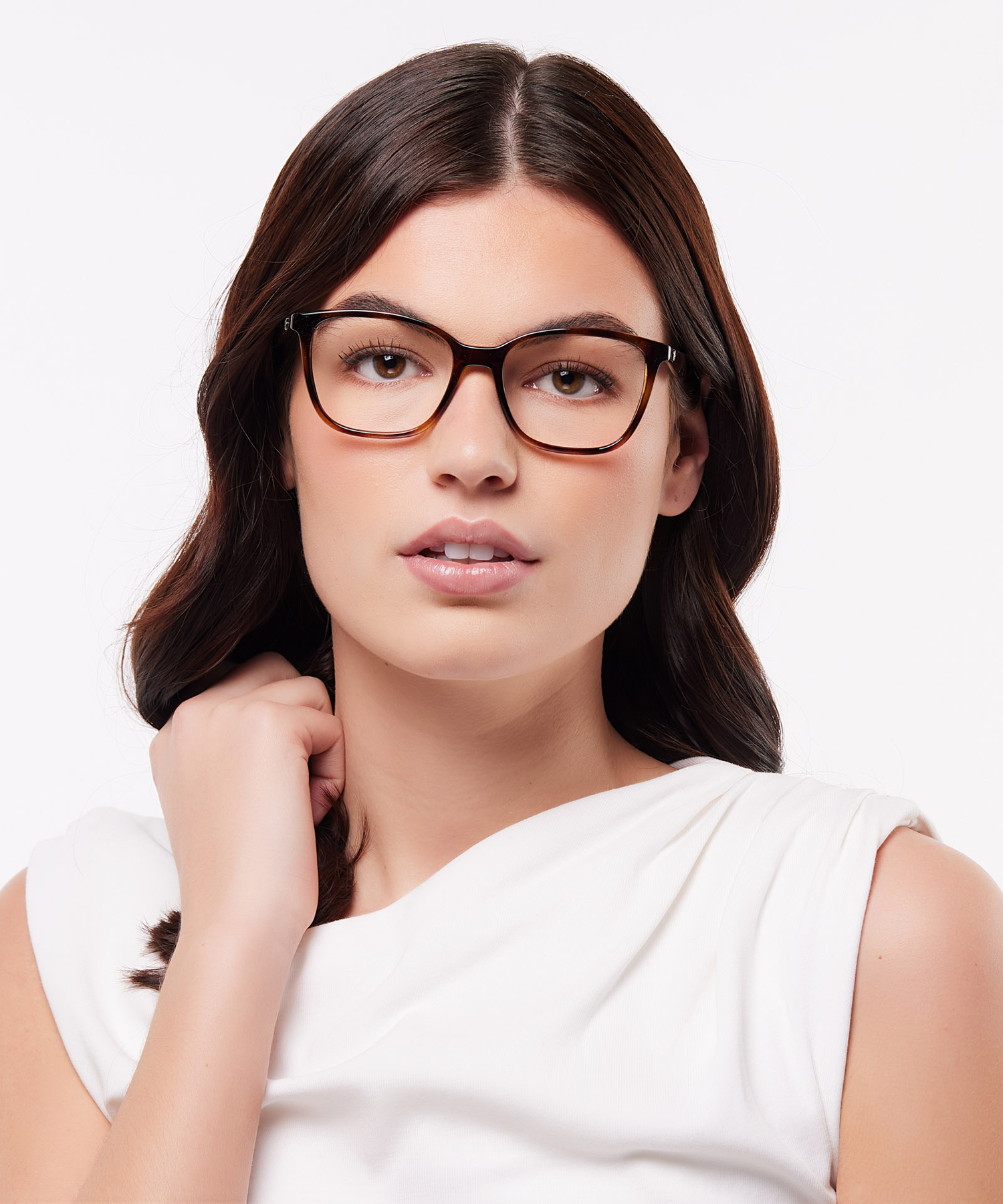 RB7066 Havana PlasticEyeglass Frames for Women for Glasses Direct