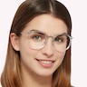 RB7140 Transparent PlasticEyeglass Frames for Women for Glasses Direct