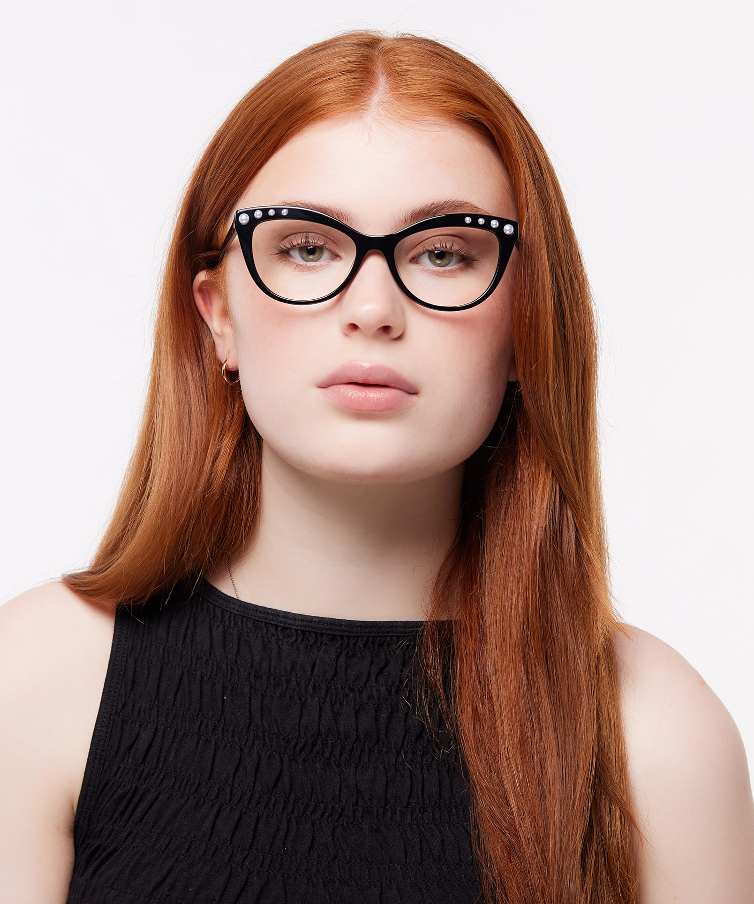 Khloe Black AcetateEyeglass Frames for Women for Glasses Direct