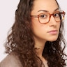 Dollis Shiny Honey AcetateEyeglass Frames for Women for Glasses Direct