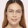 RB3694V Silver MetalEyeglass Frames for Women for Glasses Direct