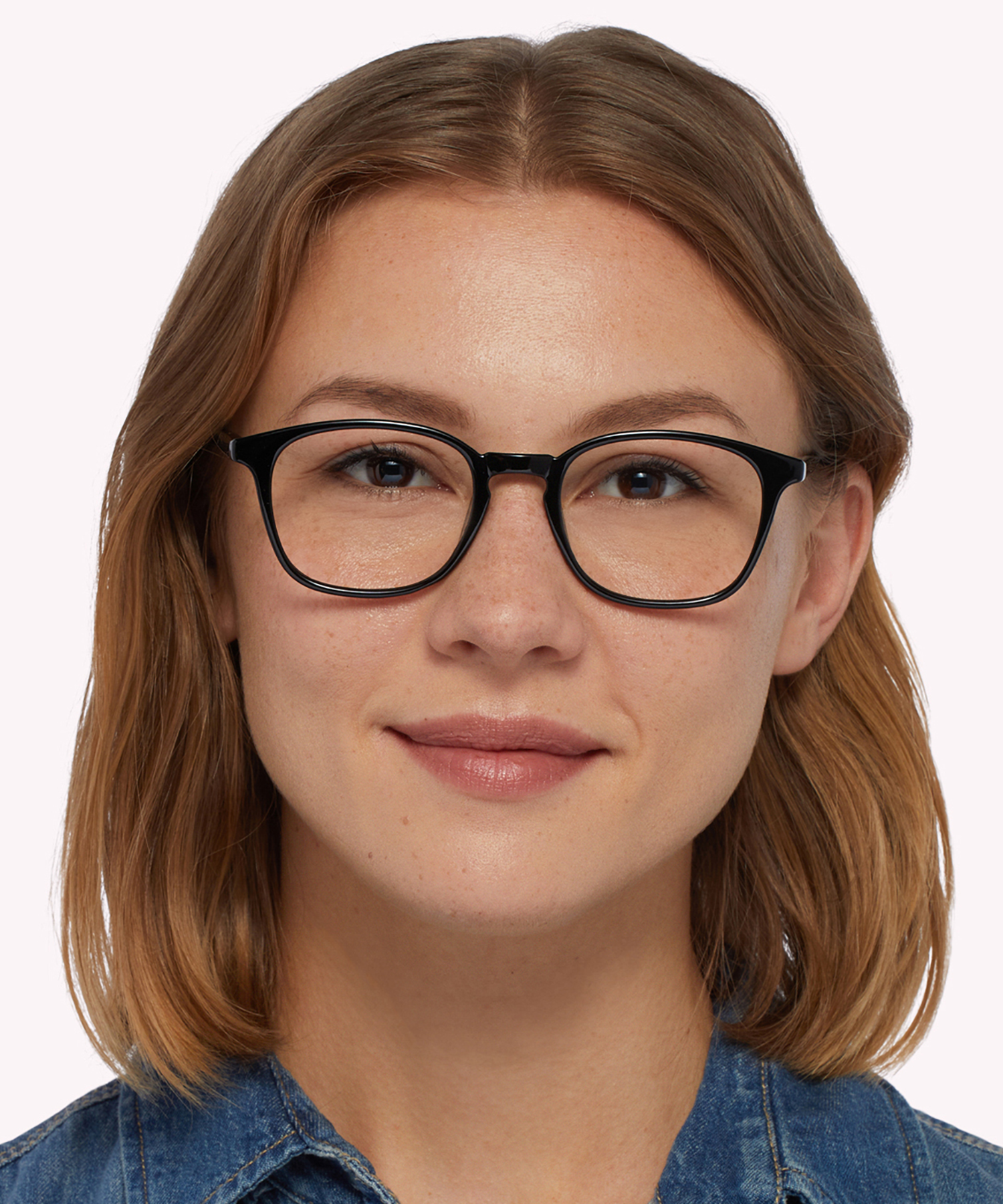 Dax Shiny Black PlasticEyeglass Frames for Women for Glasses Direct