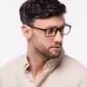 Kabir Crystal Brown PlasticSunglass Frames for Men for Glasses Direct