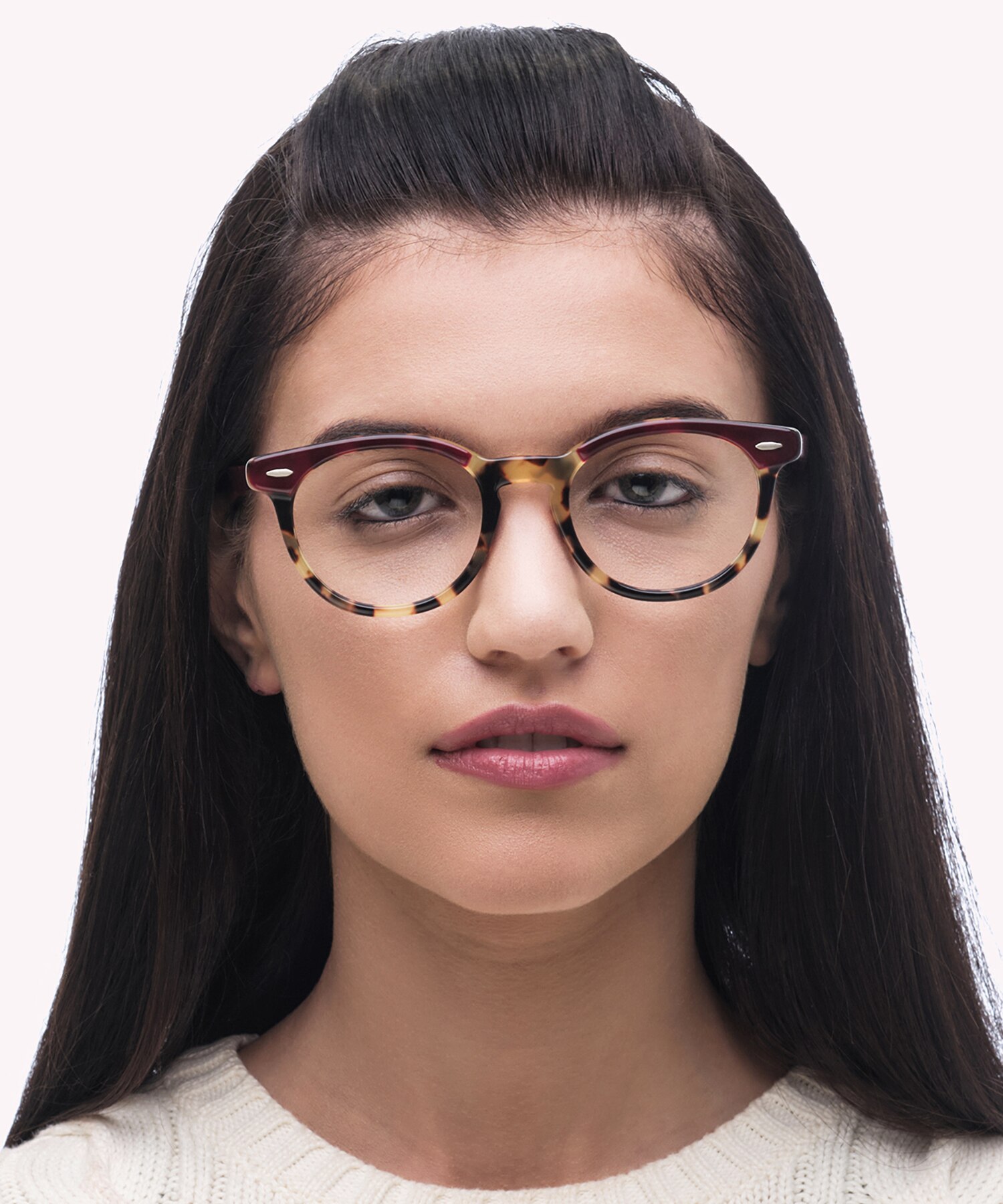 RB5598 Bordeaux On Yellow Havana AcetateEyeglass Frames for Women for Glasses Direct