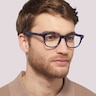 Andi Sapphire AcetateEyeglass Frames for Men for Glasses Direct
