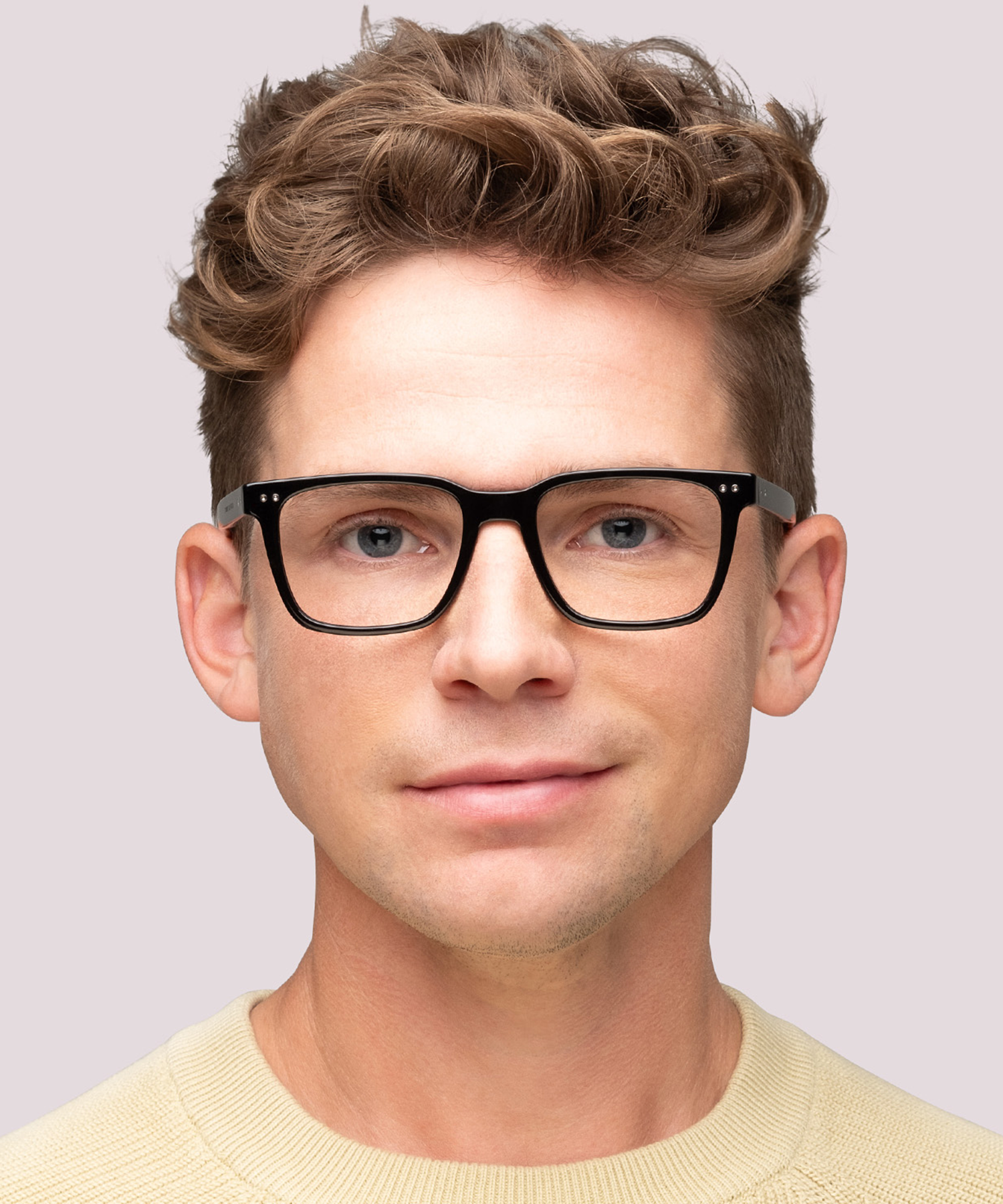 TH 1982 Black AcetateEyeglass Frames for Men for Glasses Direct