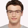 RB6363 Black MetalEyeglass Frames for Men for Glasses Direct