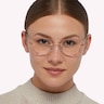 RB3582V Copper MetalEyeglass Frames for Women for Glasses Direct