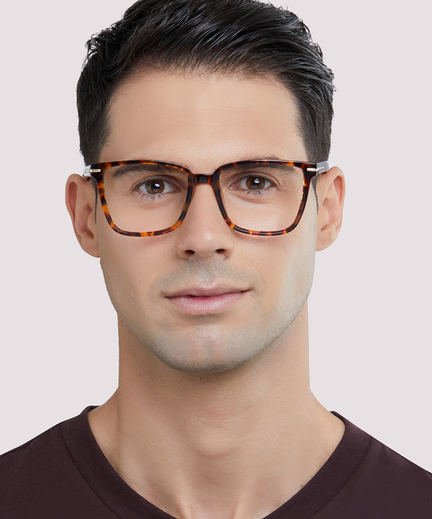 Balham Shiny Havana & Gold AcetateSunglass Frames for Men for Glasses Direct