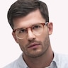 ZEROSEVEN Honey AcetateEyeglass Frames for Men for Glasses Direct