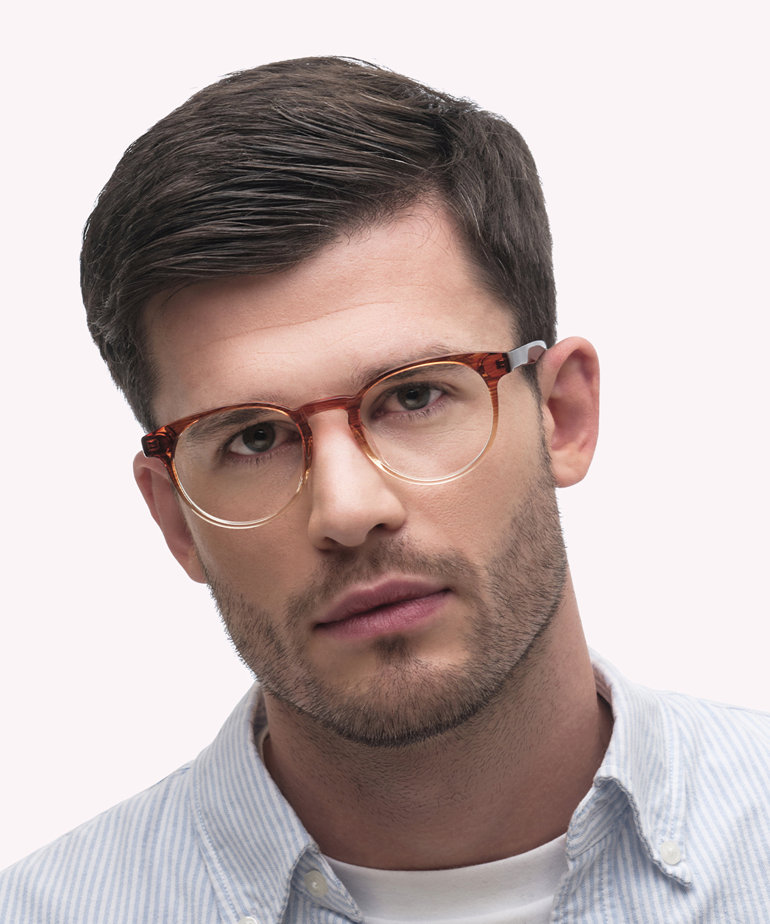 ZEROSEVEN Honey AcetateEyeglass Frames for Men for Glasses Direct