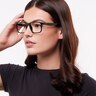 RB7241D Black PlasticEyeglass Frames for Women for Glasses Direct