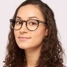 Dalston Shiny Grey Stripes AcetateEyeglass Frames for Women for Glasses Direct