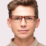 TB8231 Brown AcetateEyeglass Frames for Men for Glasses Direct