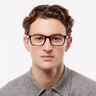 RB7241D Black PlasticEyeglass Frames for Men for Glasses Direct