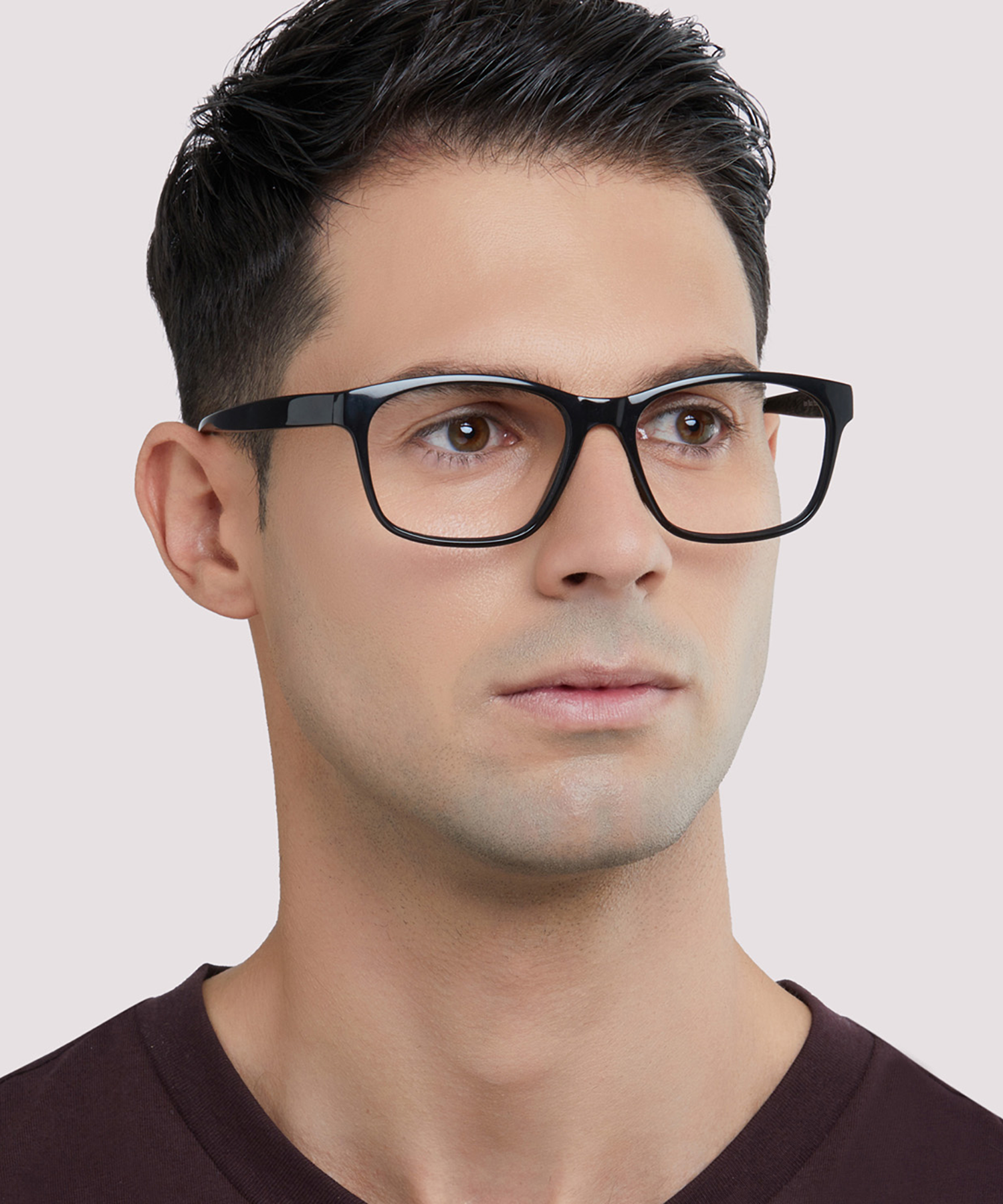 Aero Black AcetateEyeglass Frames for Men for Glasses Direct