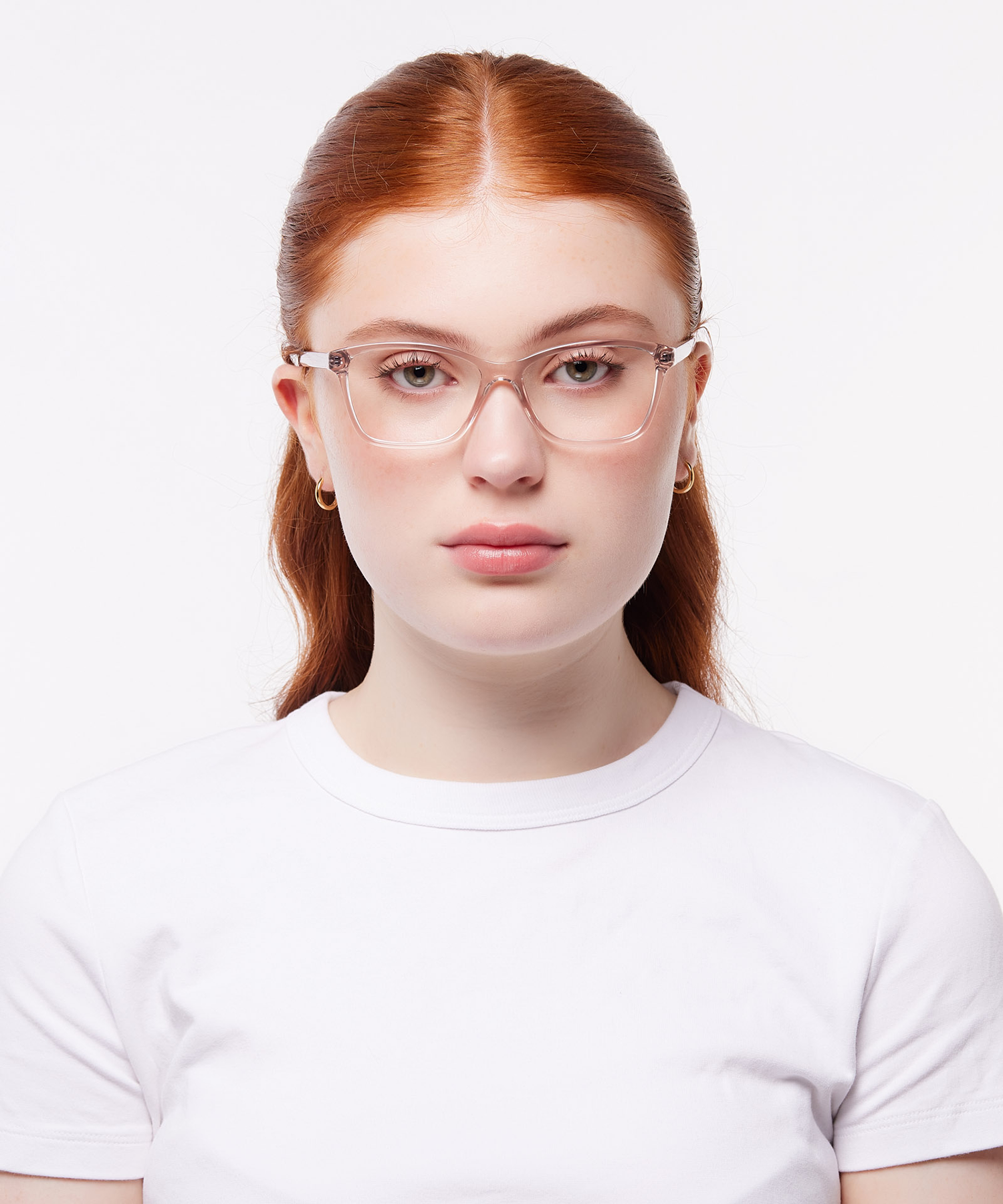 Kara Crystal Light Pink PlasticEyeglass Frames for Women for Glasses Direct
