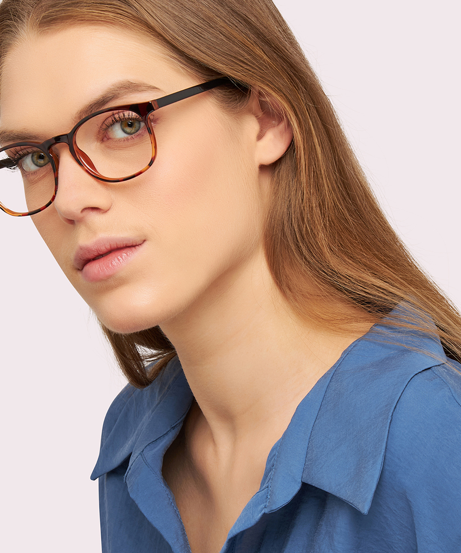 Delaney Havana PlasticEyeglass Frames for Women for Glasses Direct