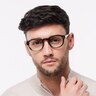 Keanu Horn Green AcetateEyeglass Frames for Men for Glasses Direct