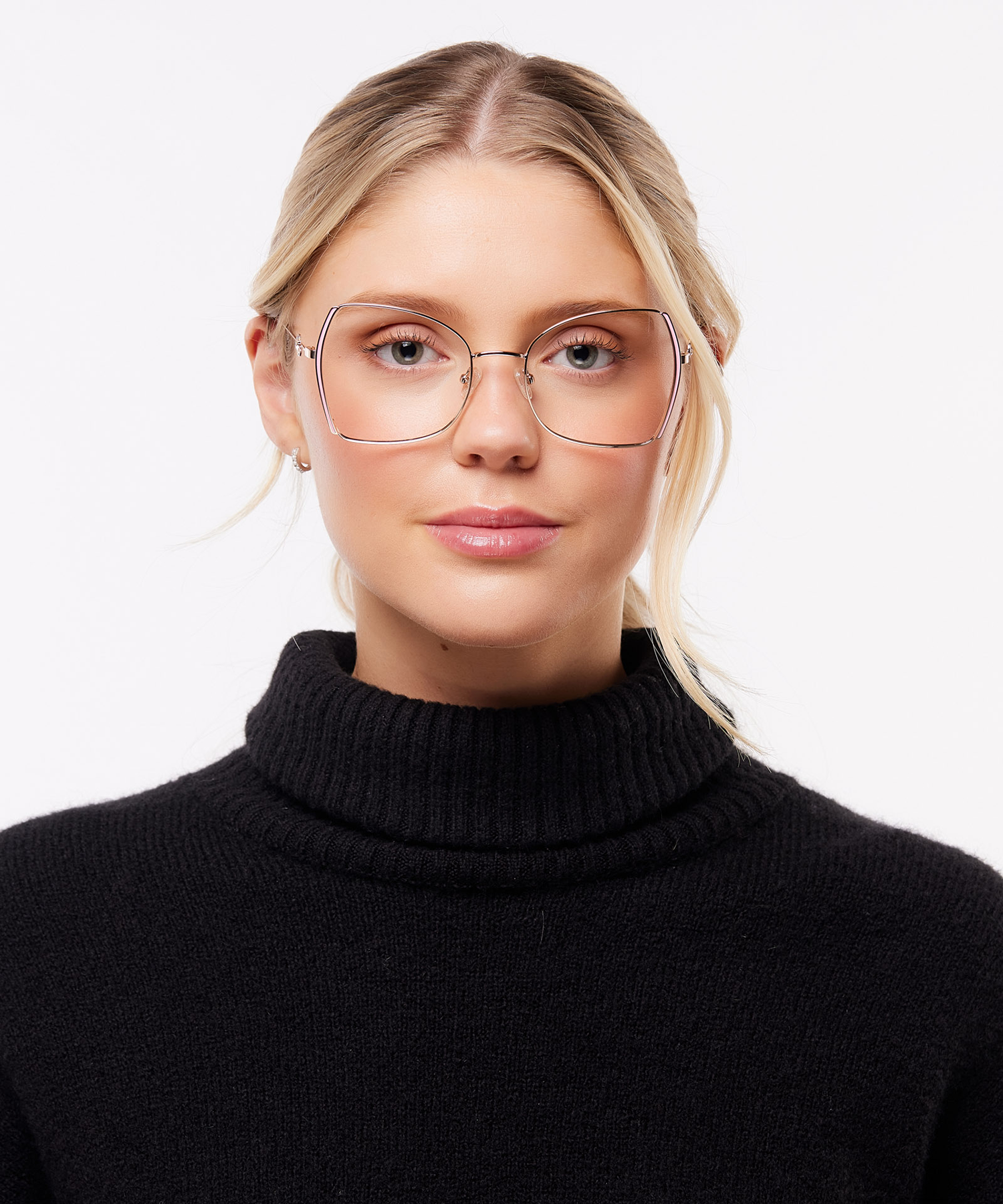 Kenna Gold & Light Pink MetalEyeglass Frames for Women for Glasses Direct