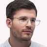 RB3717V Gunmetal MetalEyeglass Frames for Men for Glasses Direct