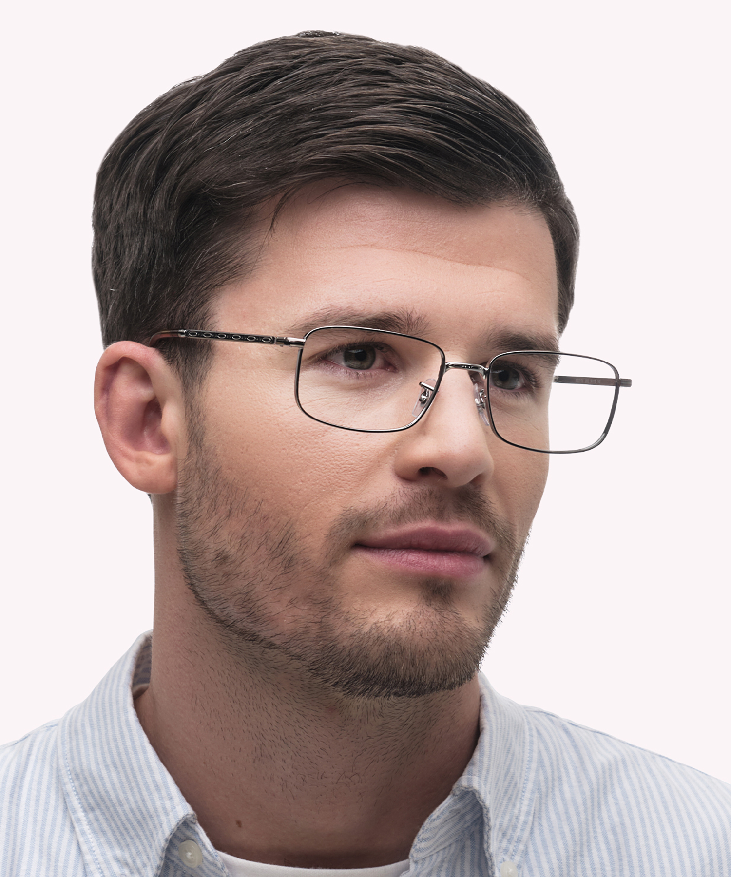 RB3717V Gunmetal MetalEyeglass Frames for Men for Glasses Direct