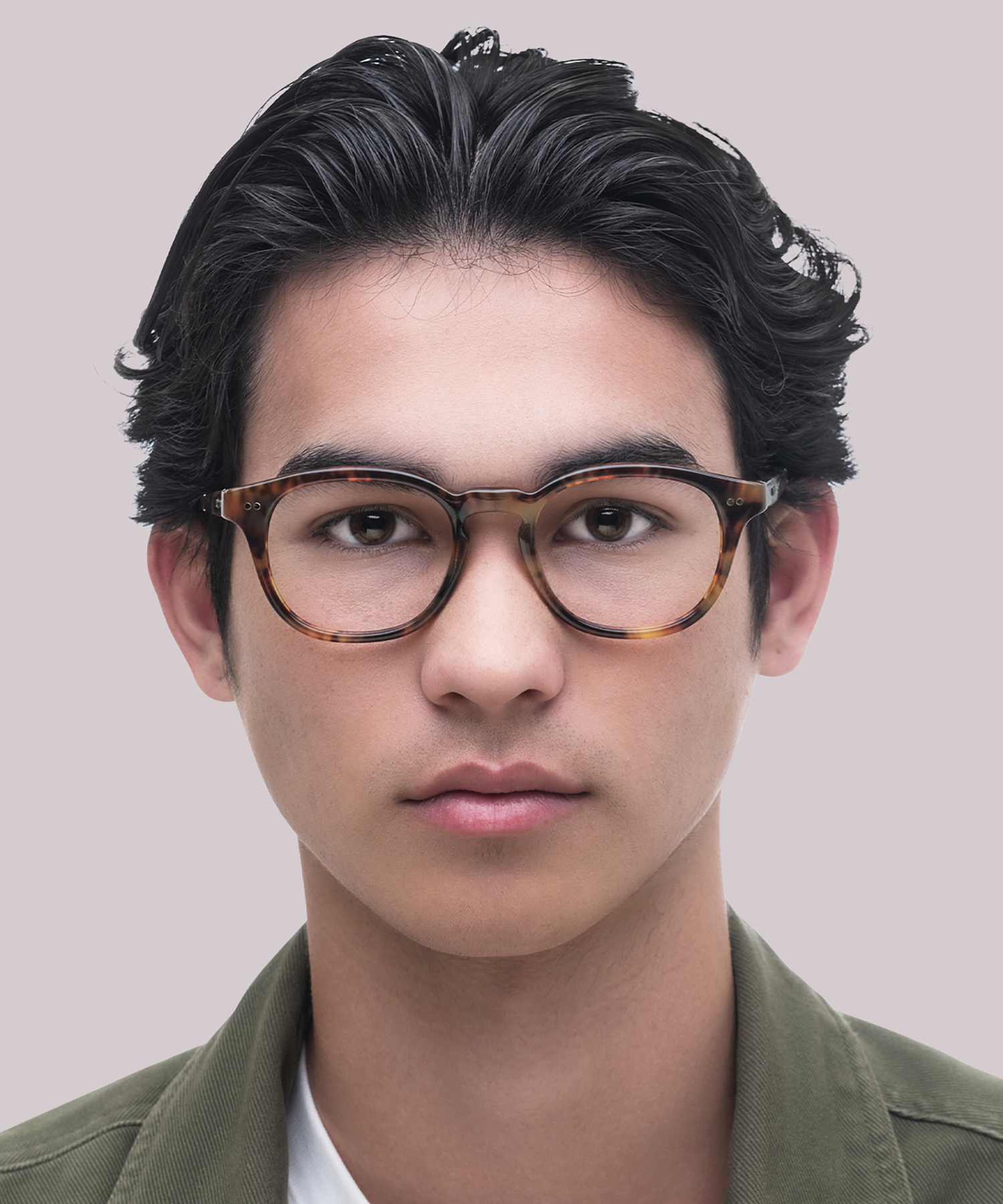 PH2267 Shiny Brown Tortoise AcetateEyeglass Frames for Men for Glasses Direct