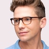 TB8262 Brown AcetateEyeglass Frames for Men for Glasses Direct