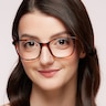 LV 1053 Tortoise PlasticEyeglass Frames for Women for Glasses Direct