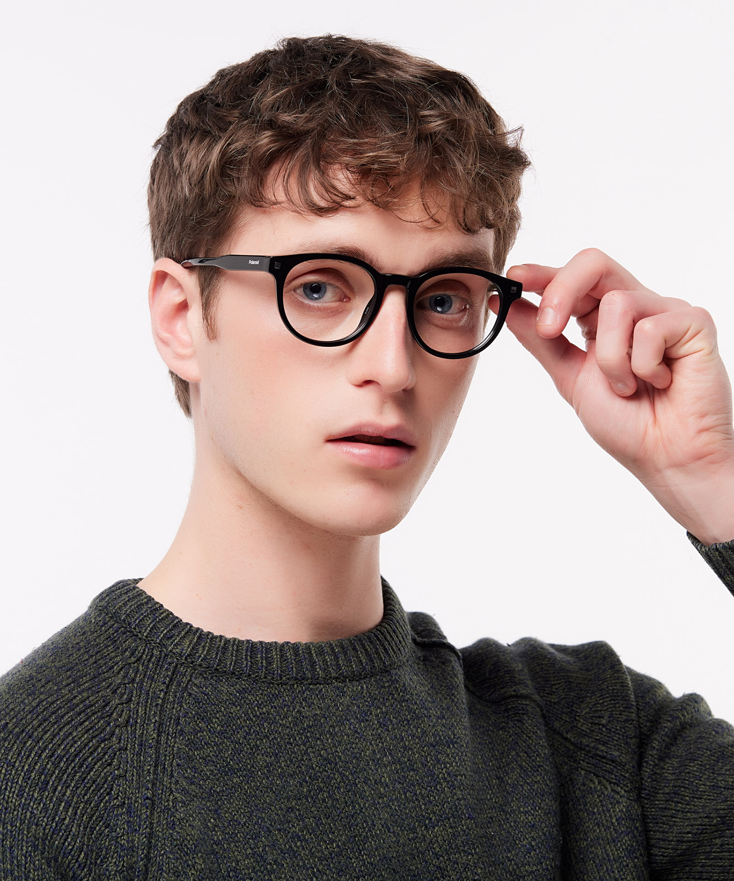 PLD D519 Black AcetateEyeglass Frames for Men for Glasses Direct