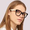 GG0958O Black AcetateEyeglass Frames for Women for Glasses Direct