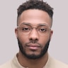 Harlan Satin Gold MetalEyeglass Frames for Men for Glasses Direct